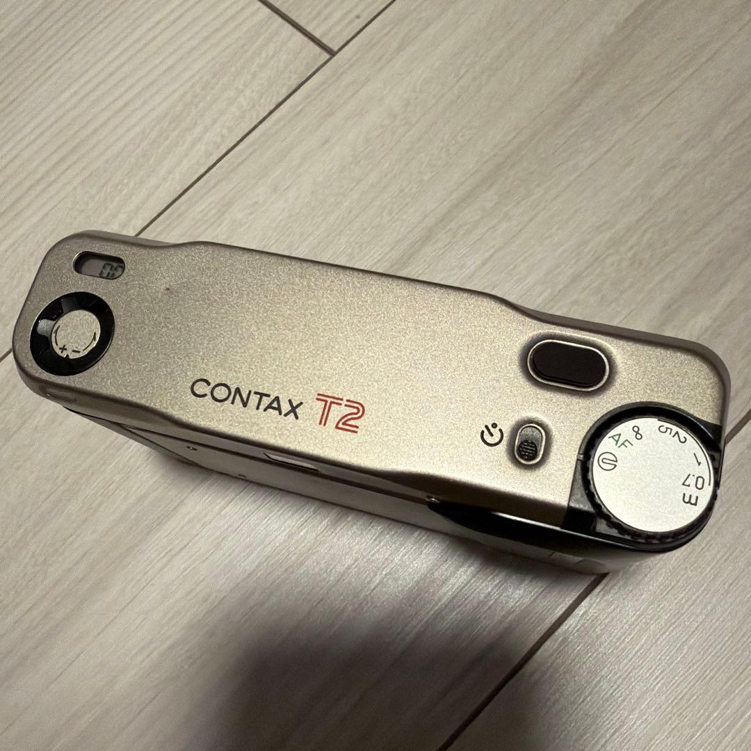 最終値下 CONTAX T2 コンパクトフィルムカメラ シルバー