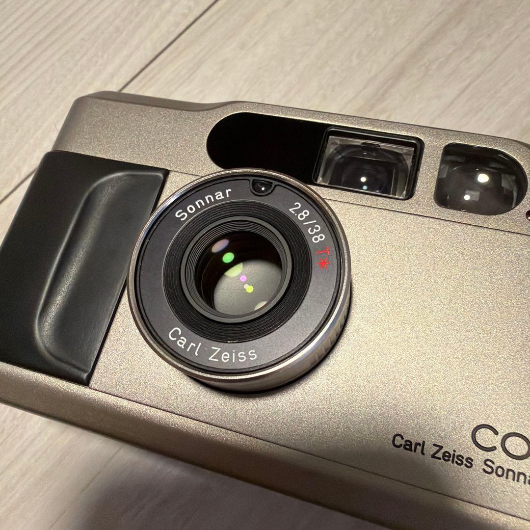 最終値下 CONTAX T2 コンパクトフィルムカメラ シルバー