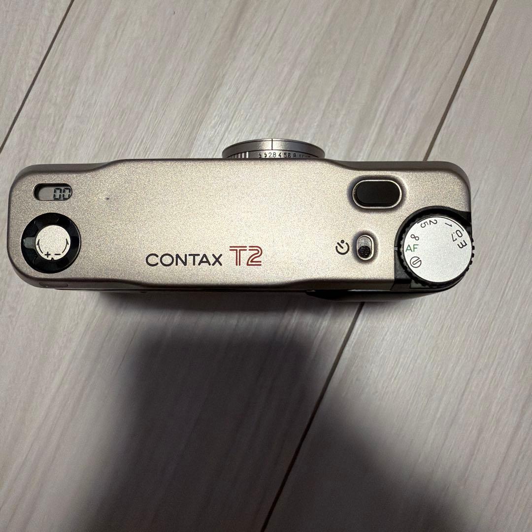 最終値下 CONTAX T2 コンパクトフィルムカメラ シルバー