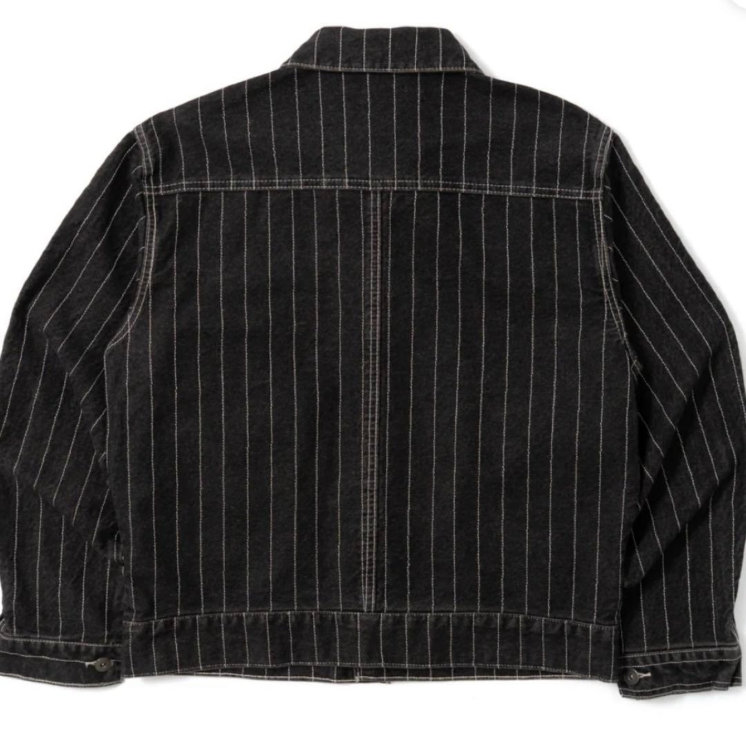 blessu デニムジャケットBU stripe denim jacket