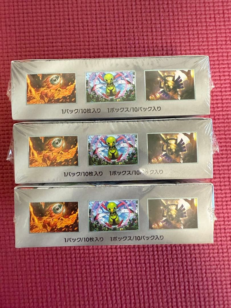 シュリンク付き ポケモンカードゲーム テラスタルフェスex 新品未開封 3BOX