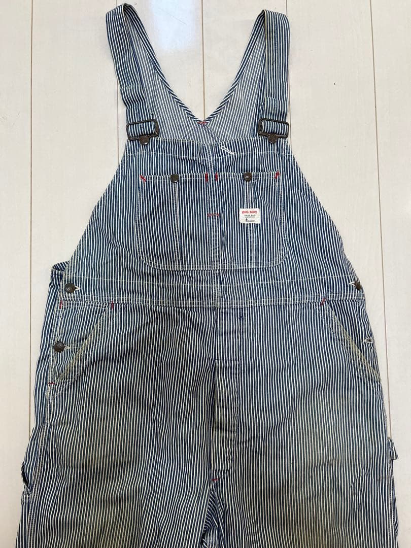 ビッグサイズ 60s BIGMAC オーバーオール ヒッコリー USA製 50s