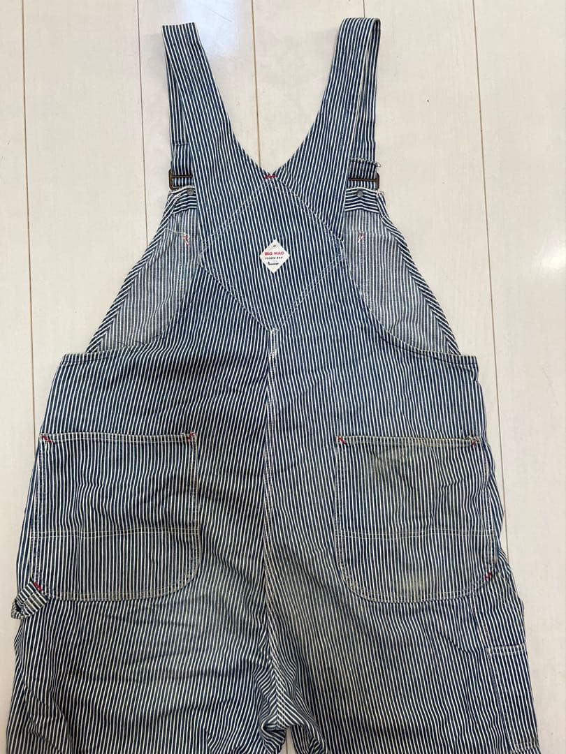 ビッグサイズ 60s BIGMAC オーバーオール ヒッコリー USA製 50s