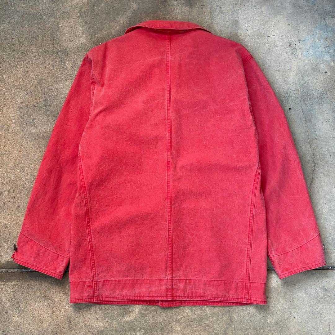 80s RALPH LAUREN コットンダック　カバーオール　ショールカラー