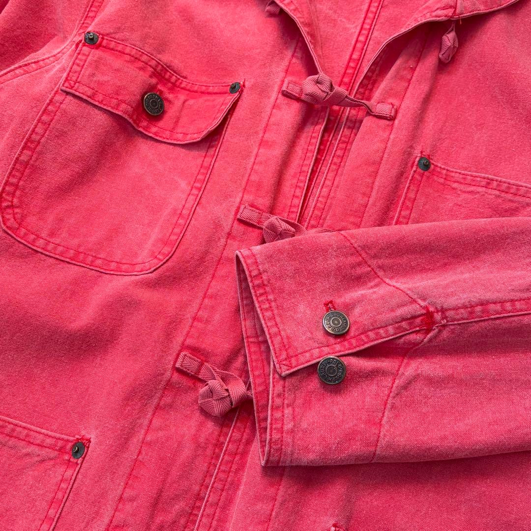 80s RALPH LAUREN コットンダック　カバーオール　ショールカラー