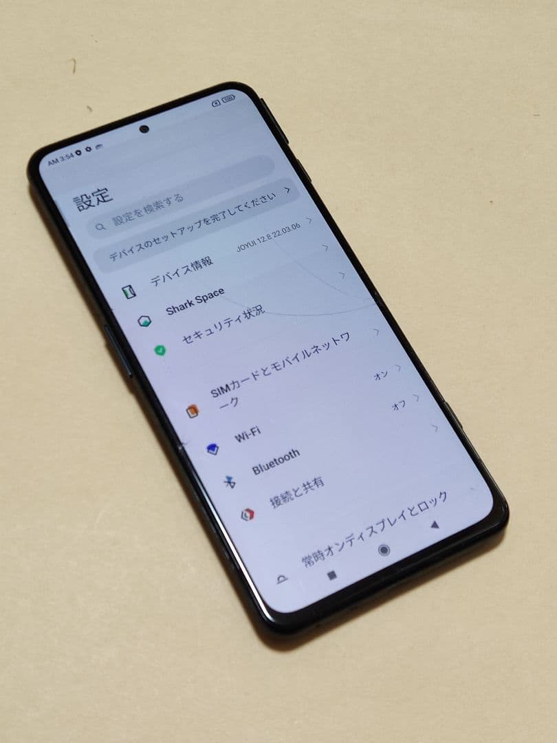 外装ジャンク品 動作 OK ブラックシャーク4 Black Shark 4