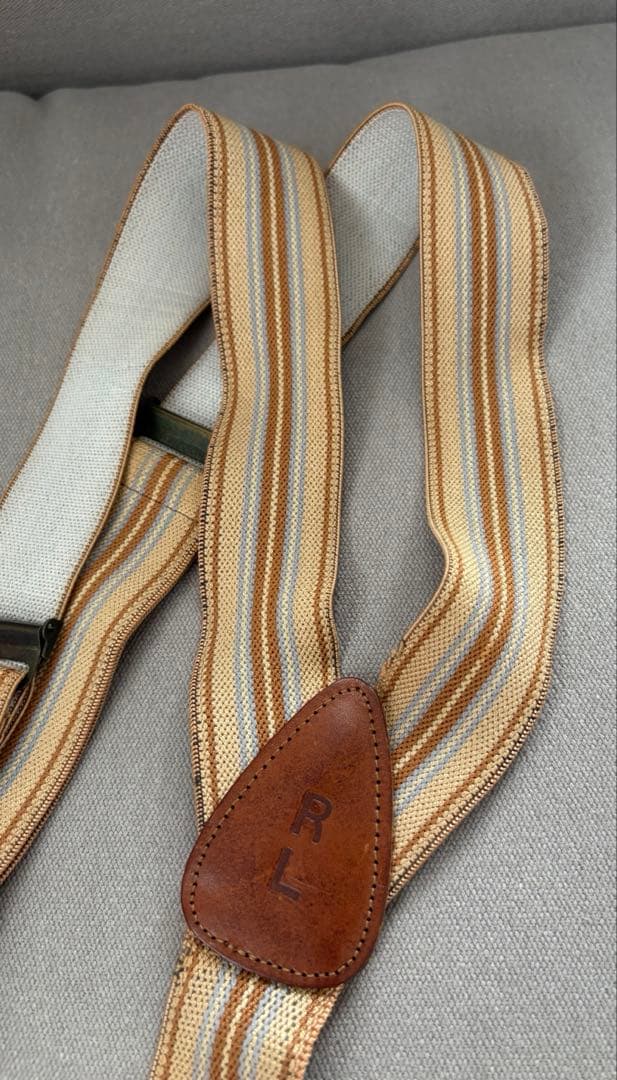 ラルフローレン　RRLサスペンダー　ビンテージ