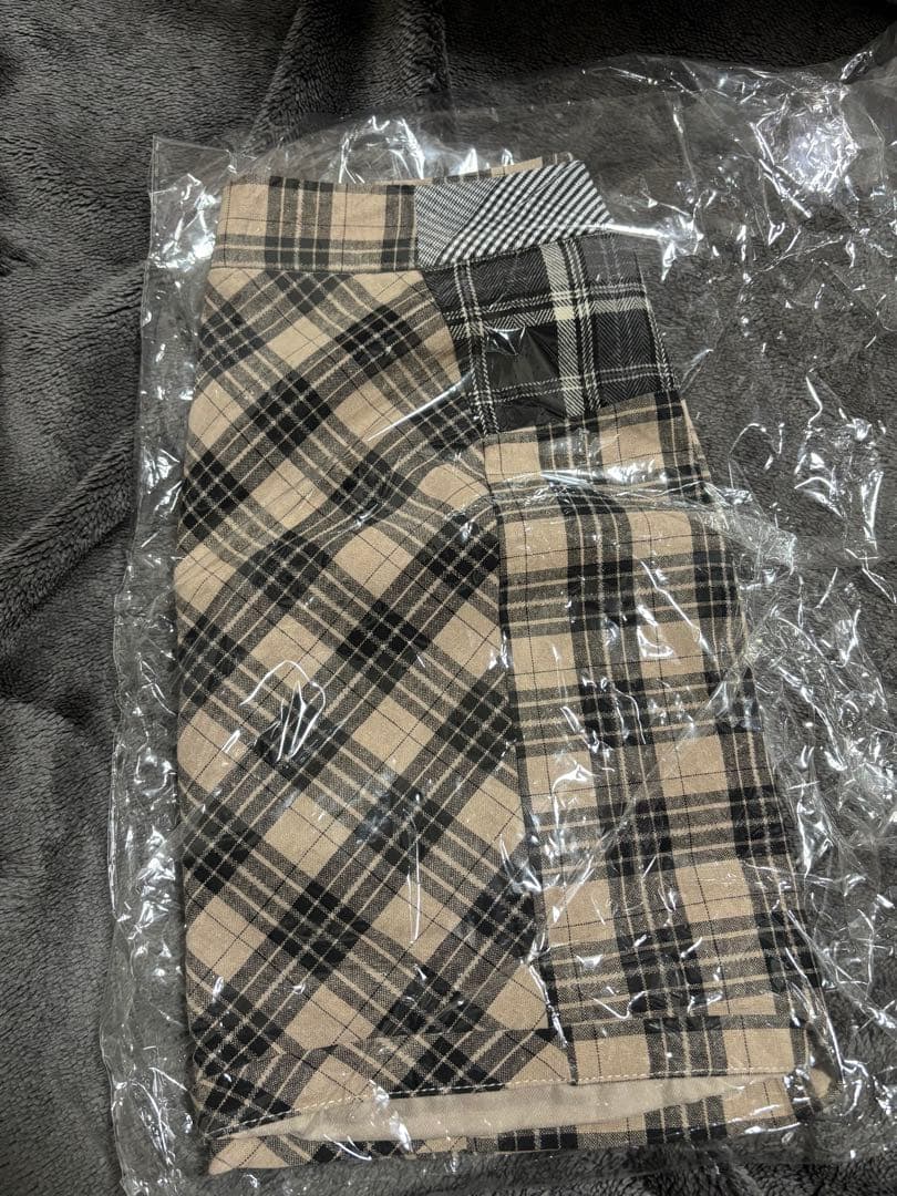 andmary Anna check skirt ベージュ S