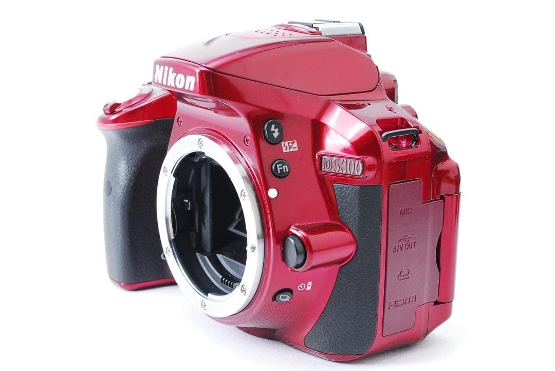 美品❤希少なレッド❤Nikon D5300 Wi-Fi機 スマホ転送