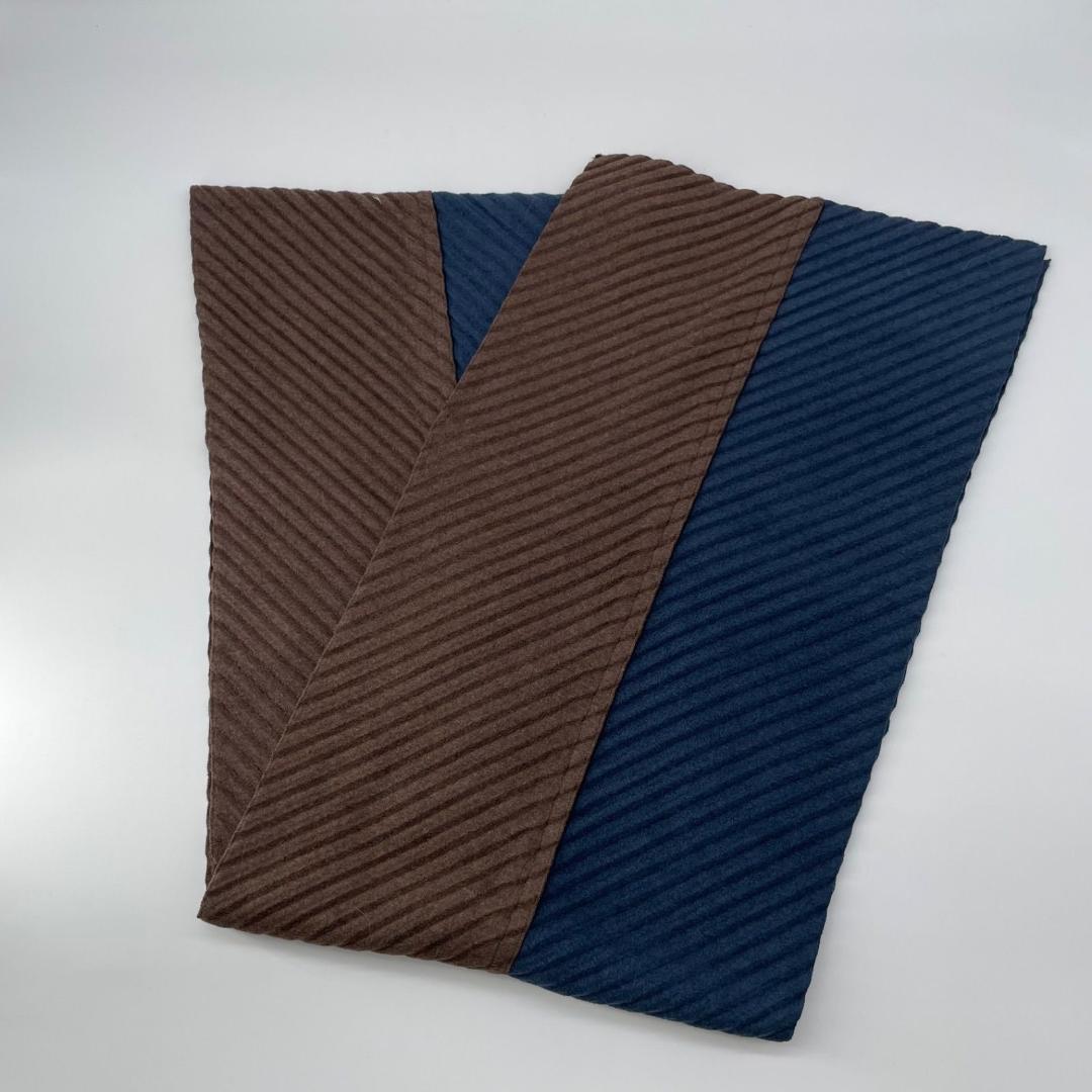 11511✨美品✨HOMME PLISSE バイカラー ストール マフラー