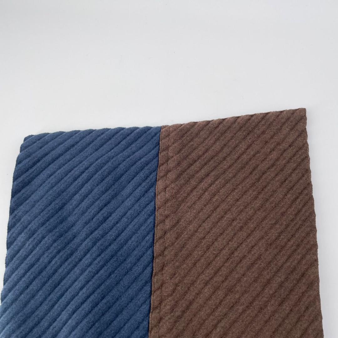 11511✨美品✨HOMME PLISSE バイカラー ストール マフラー