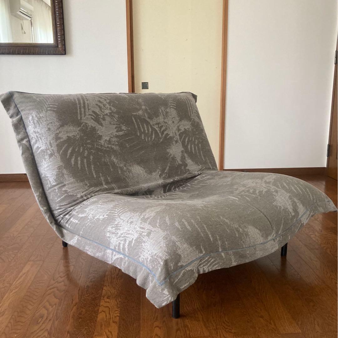 リーンロゼ　ligne roset 植物模様 1人掛けソファ　ロゼカラン