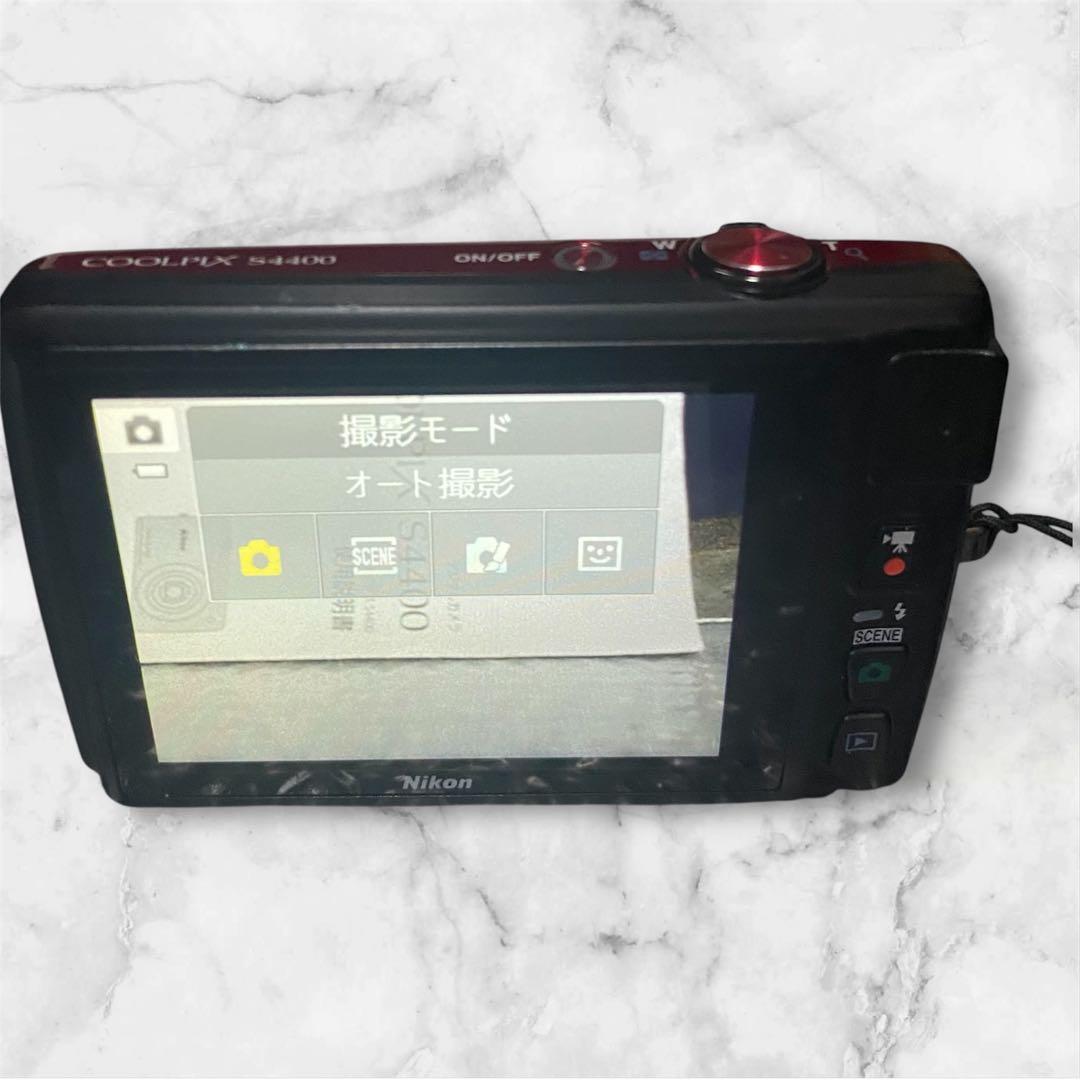 美品【Nikon】ニコンクールピクス COOLPIX S4400/レッド