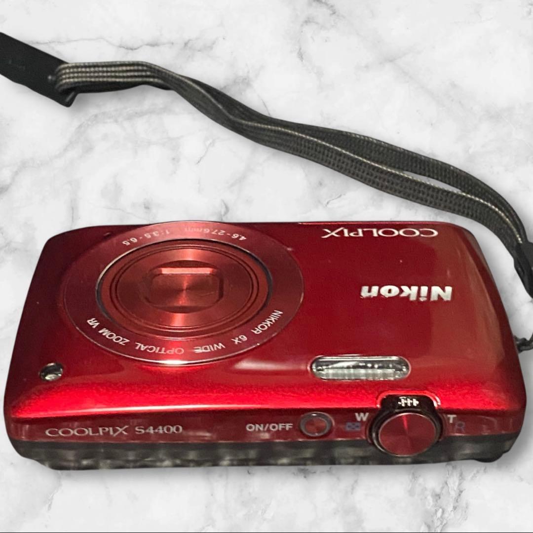 美品【Nikon】ニコンクールピクス COOLPIX S4400/レッド