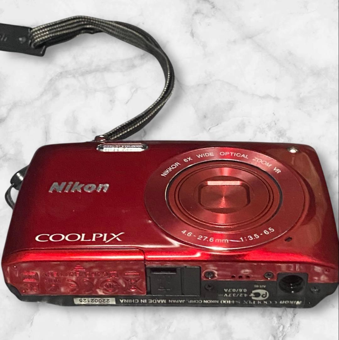 美品【Nikon】ニコンクールピクス COOLPIX S4400/レッド