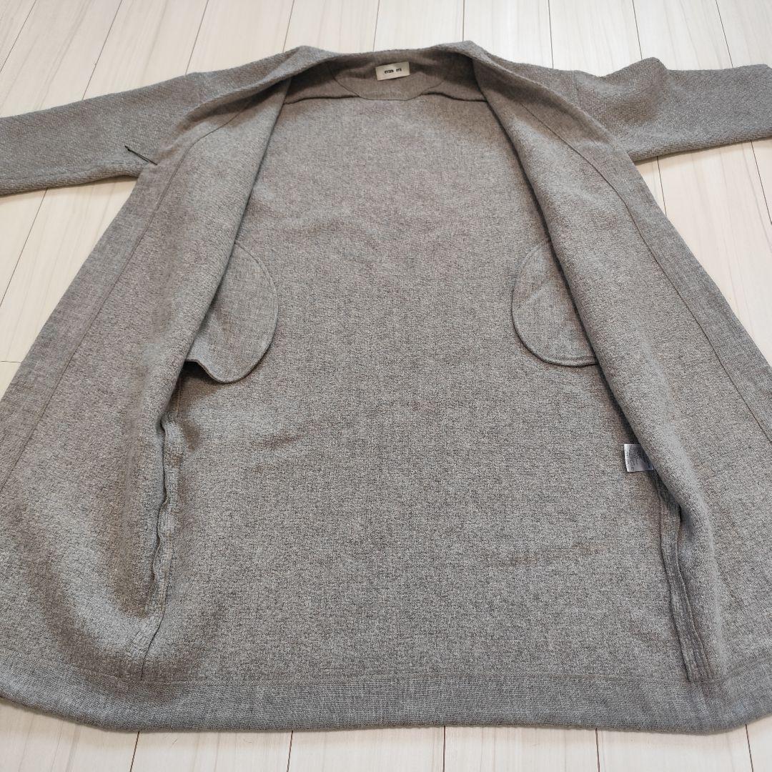 s*i様 evam eva エヴァムエヴァ ウールツイードローブコート モカ 3