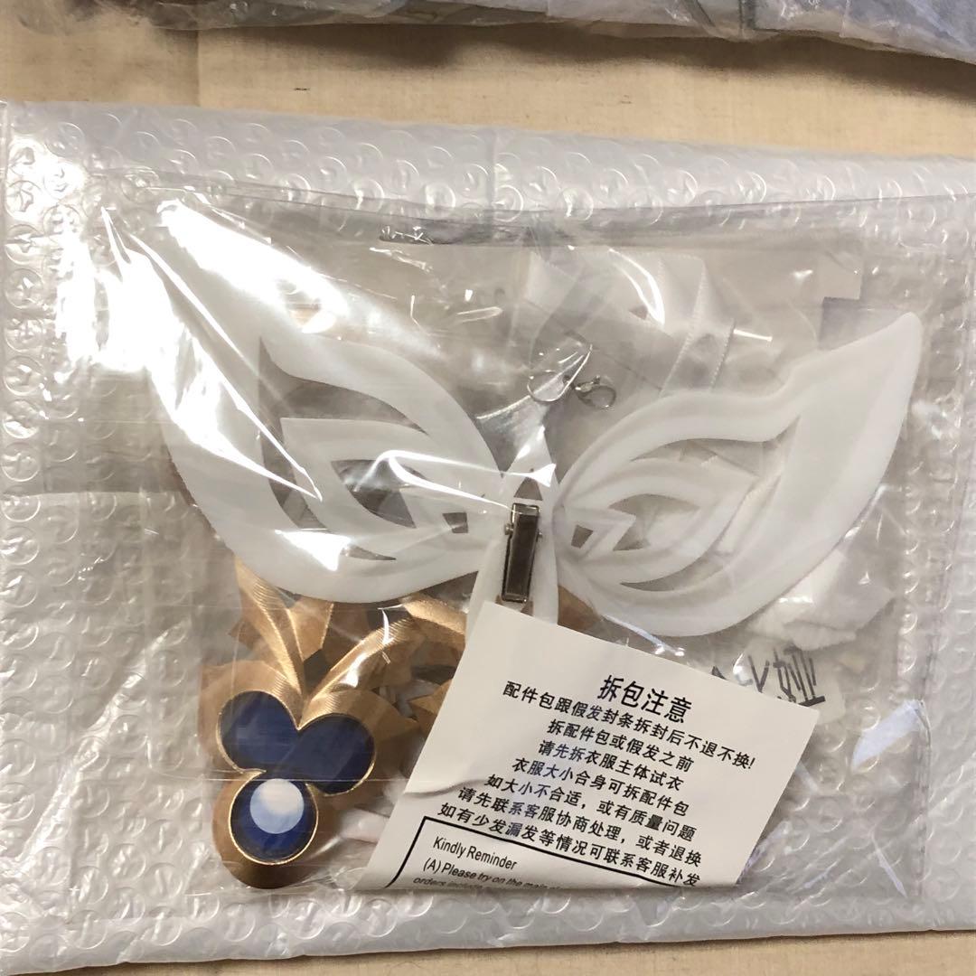 原神　コロンビーナ コスプレ衣装　L ウィッグ付