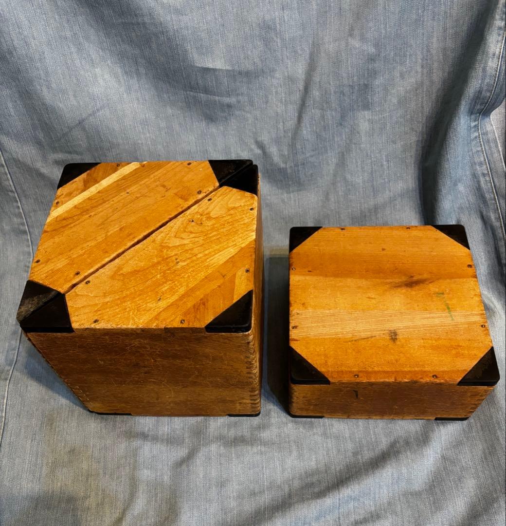 green green 北欧 ビンテージ 木製 積み木 3つセット