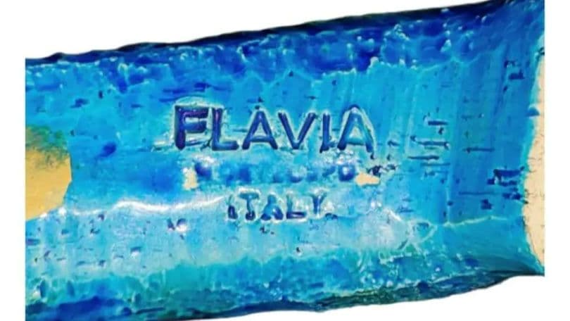 ビトッシ リミニブルー ネコ 置物 イタリア 猫 ねこ フラビア ITALY