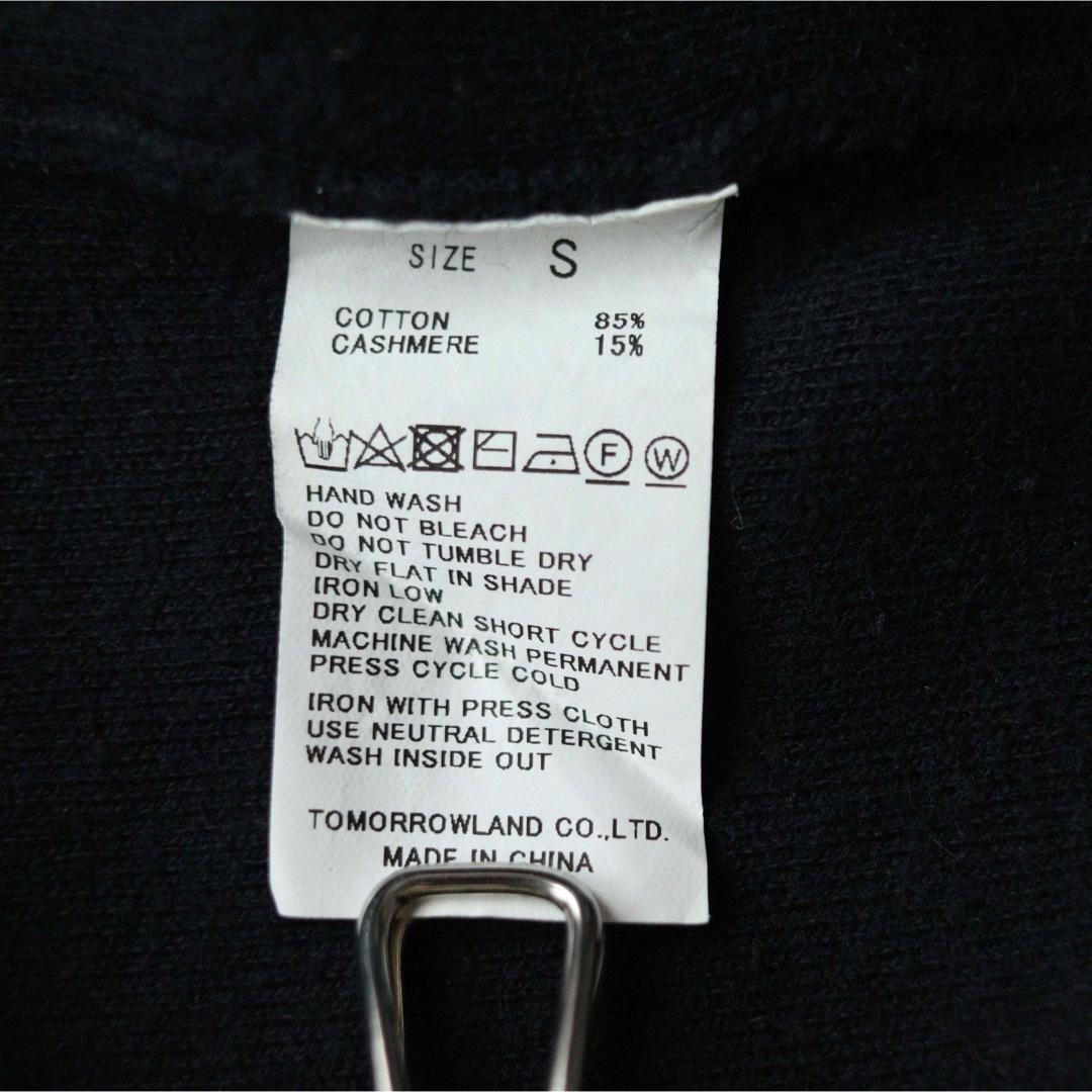 5444【美品】キャバン クルーネックニット ラグランスリーブ コットンカシミヤ