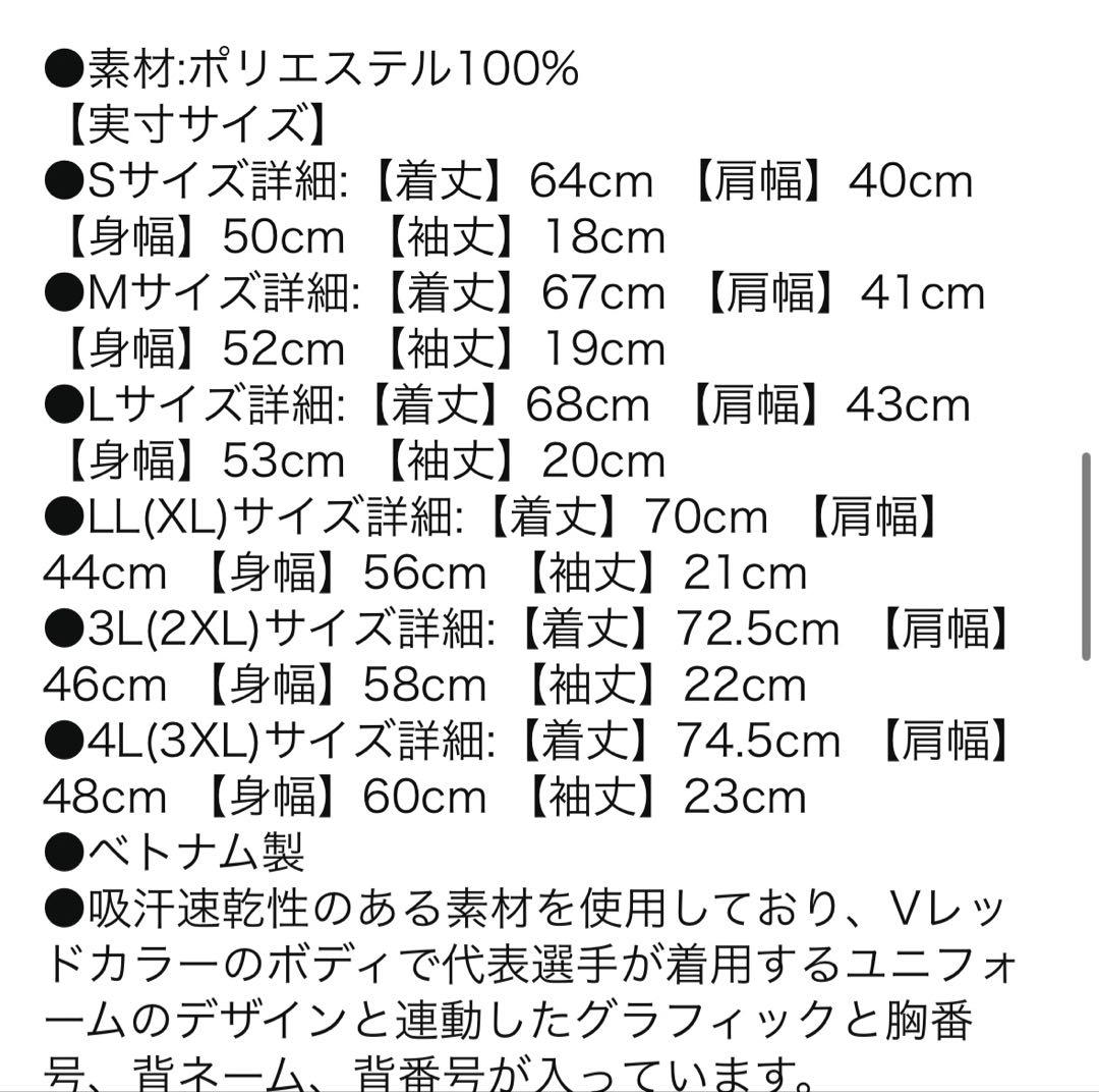 2025 男子バレー ネーションズリーグ 宮浦健人 3XL 4L ユニフォーム
