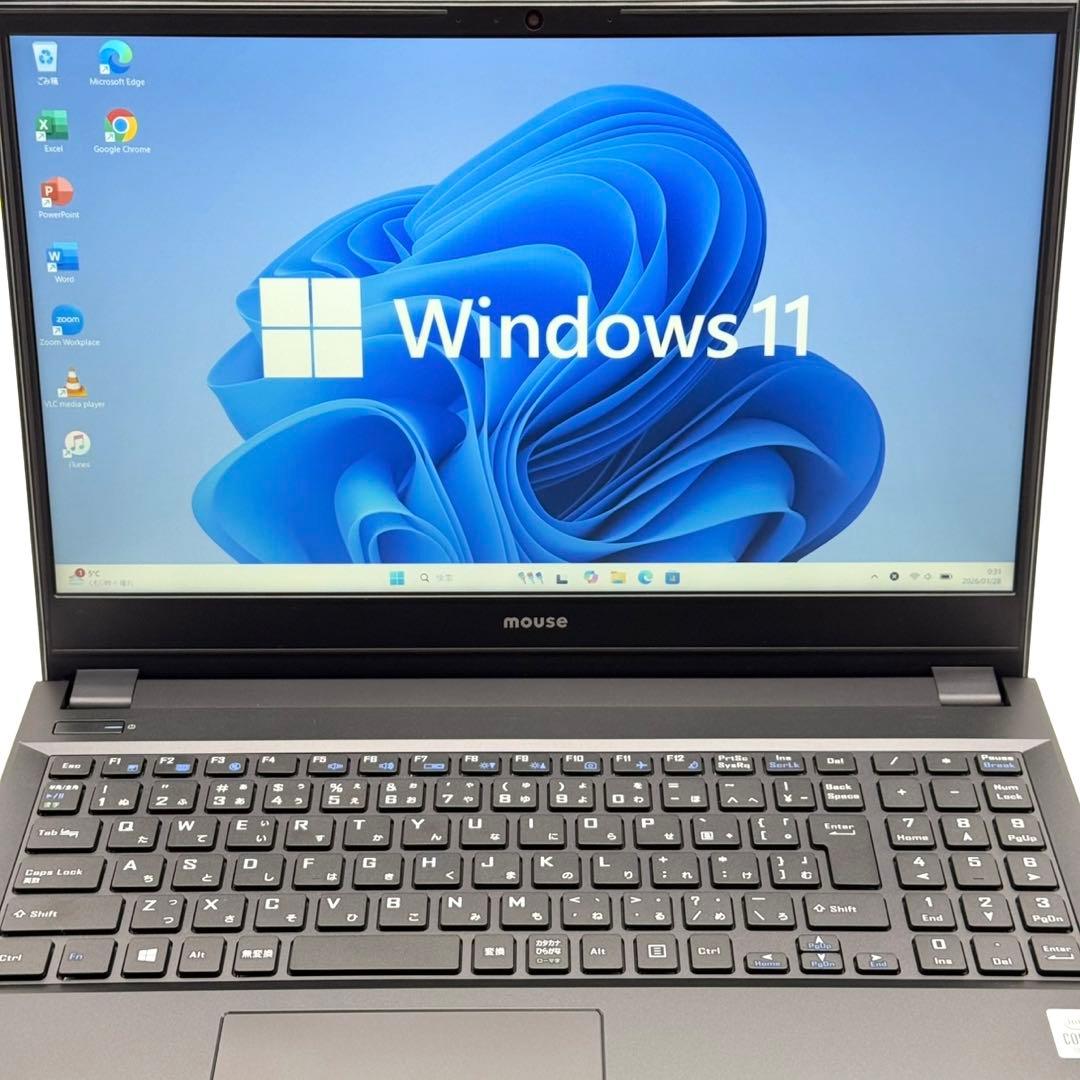 美品 ノートパソコン 10世代 16GB SSD256 HDD1TB 起動15秒