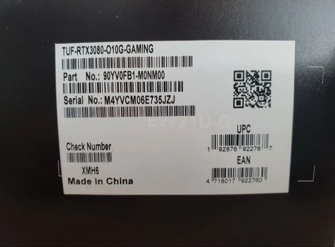 グラフィックボード・グラボ・ビデオカード ASUS NVIDIA GeForce RTX 3080 10G