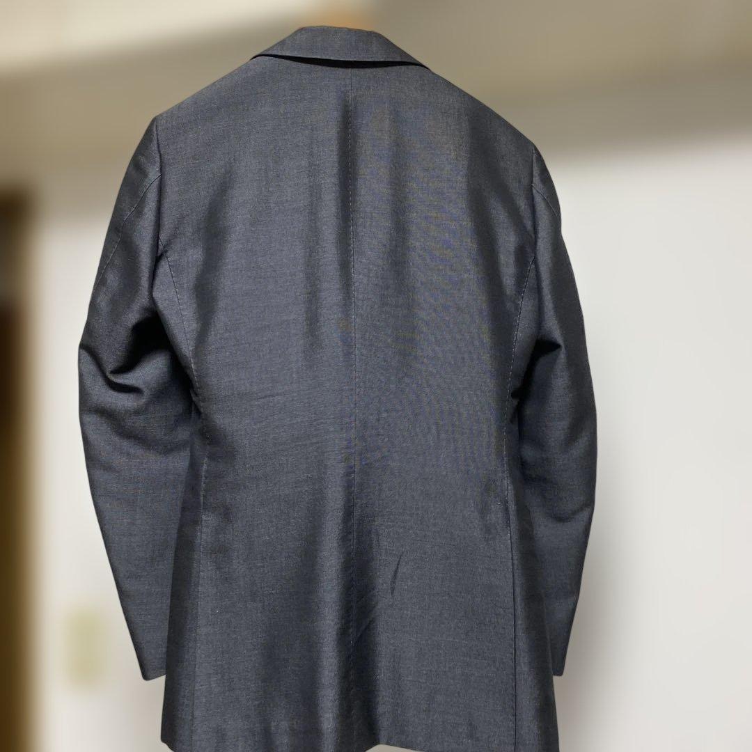 トゥモローランド　DORMEUIL ダークグレー ビジネススーツ