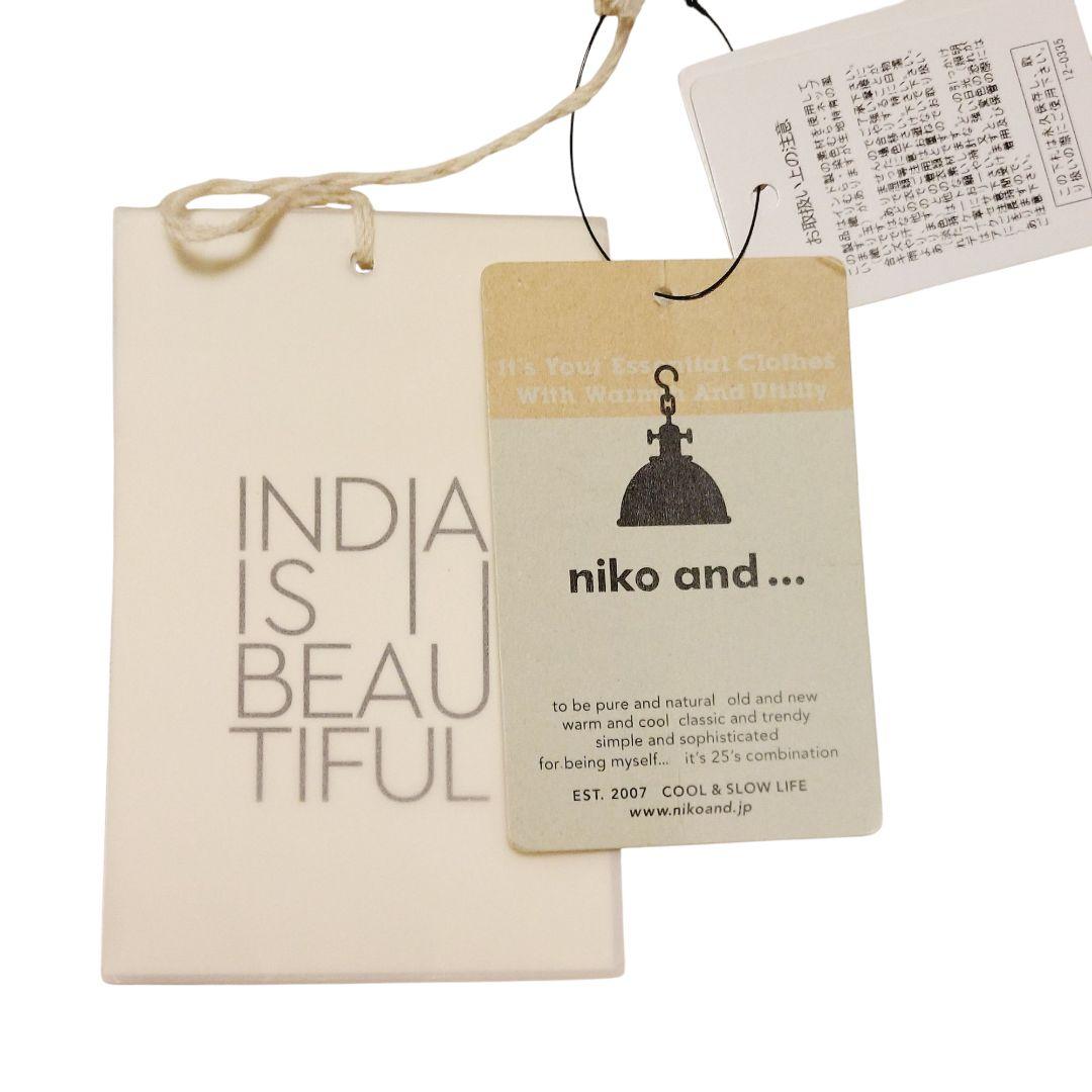 【未使用タグ付美品】INDIA IS BEAUTIFUL イージーカーゴパンツ