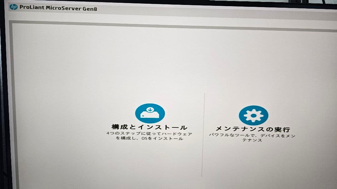 (値引)HP ProLiant MicroServer Gen8 2TB HDD
