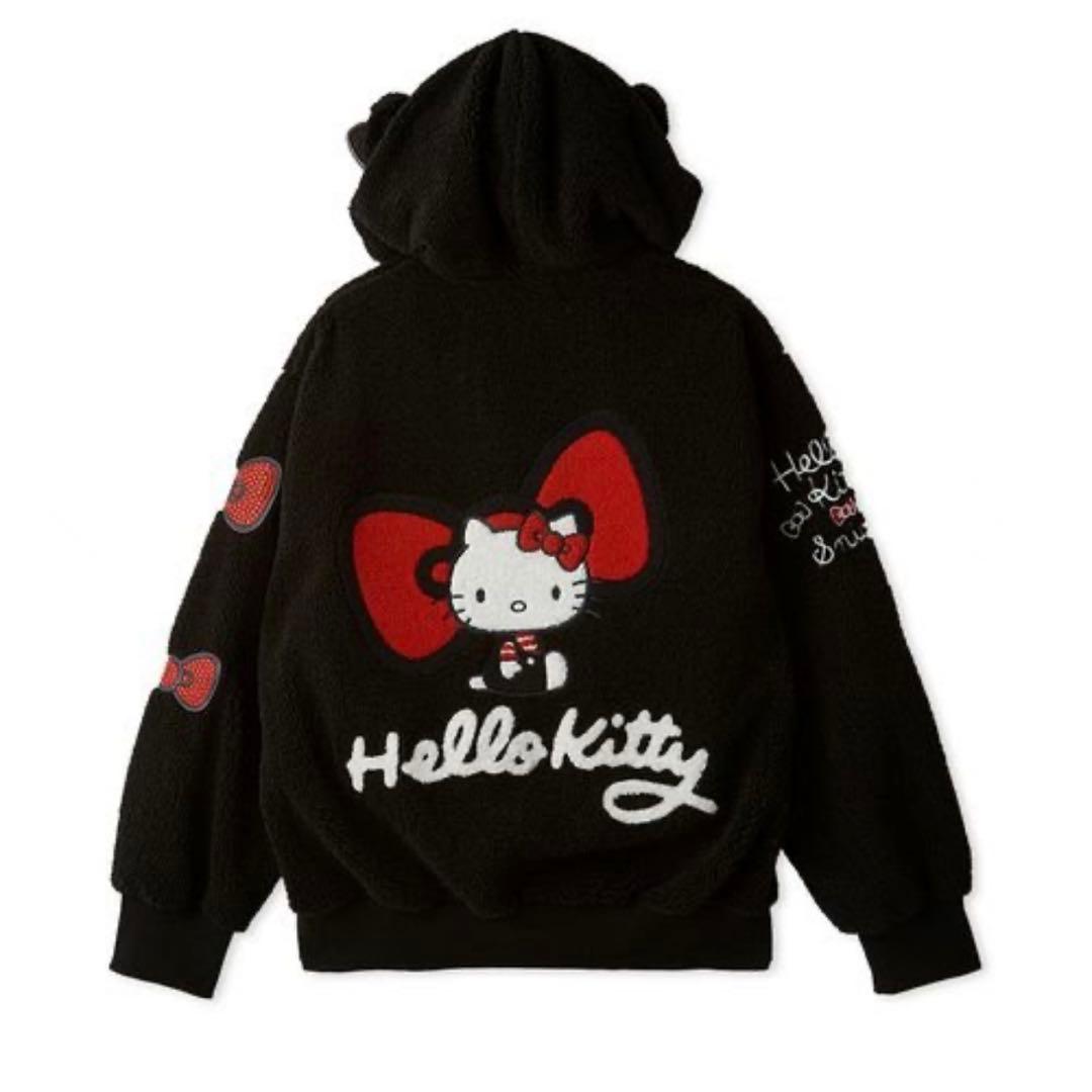 【nちゃん専用 】スナイデル HELLO KITTYプレミアムパーカー　黒