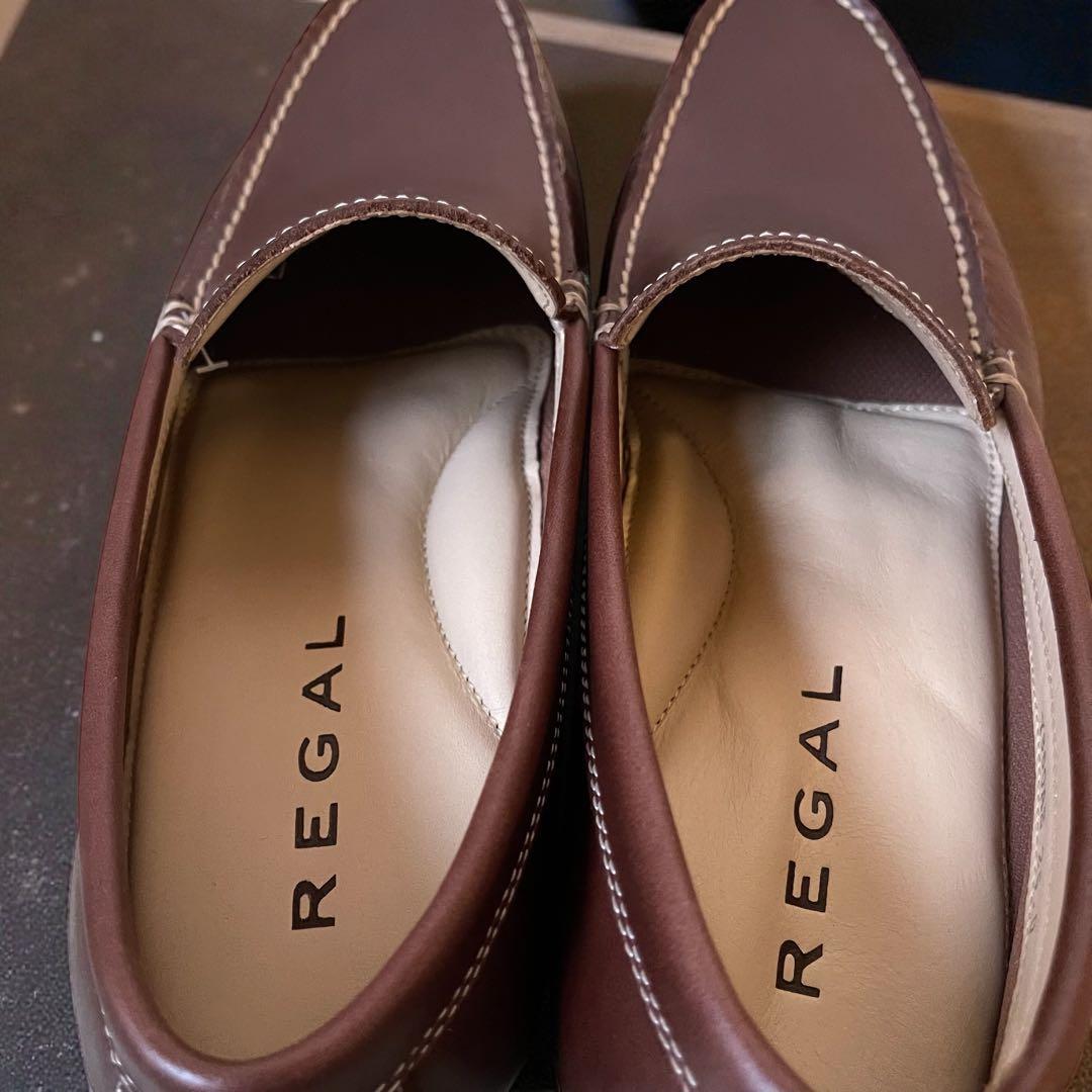 ラッキー様美品 リーガル コブラヴァンプ VIBRAM ブラウン 26cm