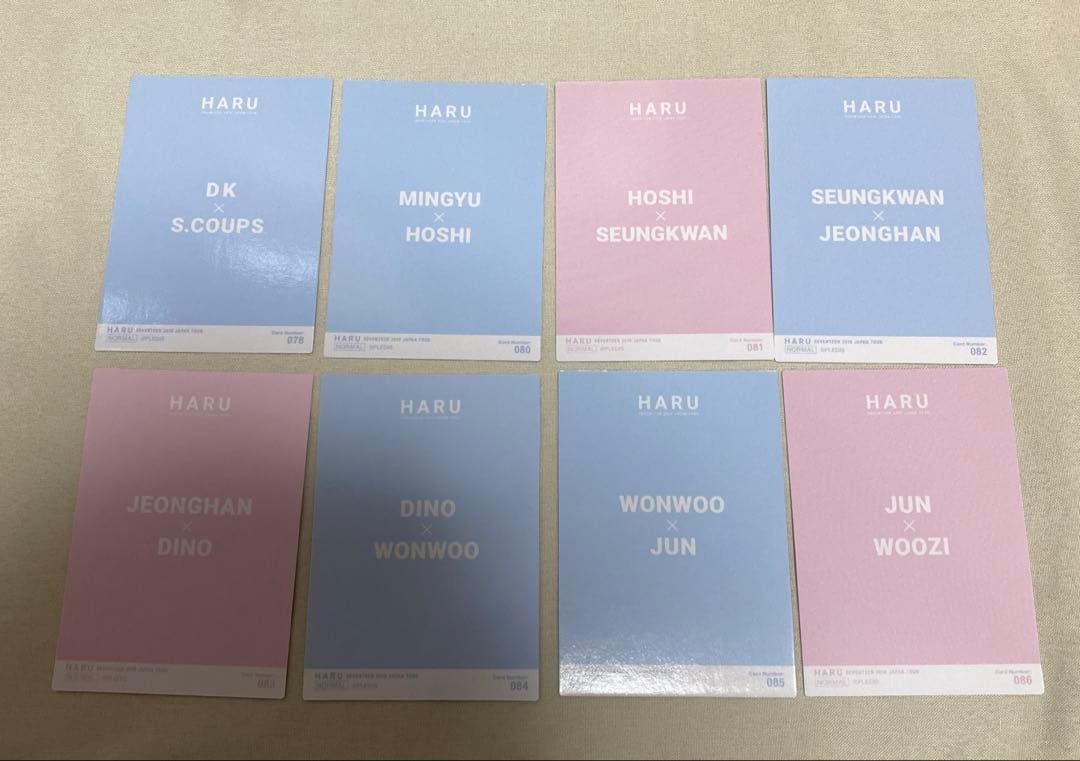 SEVENTEEN HARU ペア チーム トレカ まとめ売り セブチ