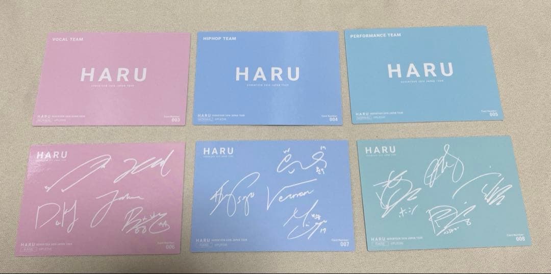 SEVENTEEN HARU ペア チーム トレカ まとめ売り セブチ