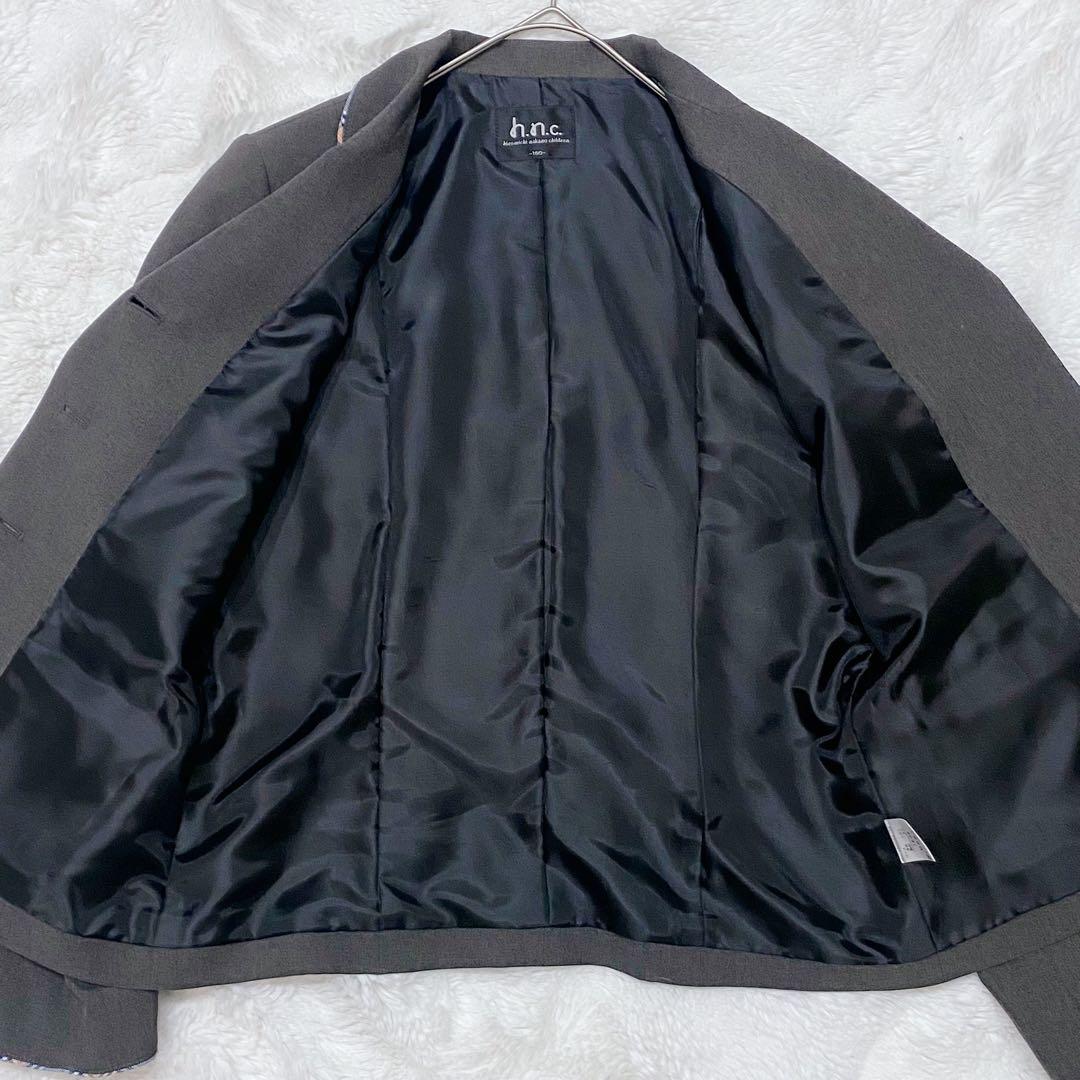 【あゆぴょん:.* ♡様】ヒロミチナカノ 160 フォーマル チェック グレー