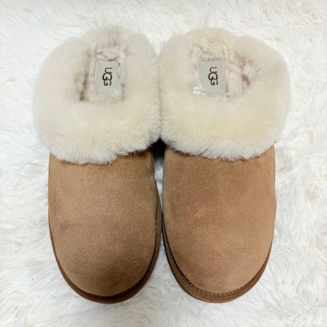 美品 UGG CLUGGETTE クラゲット スリッパ 25cm ムートンブーツ