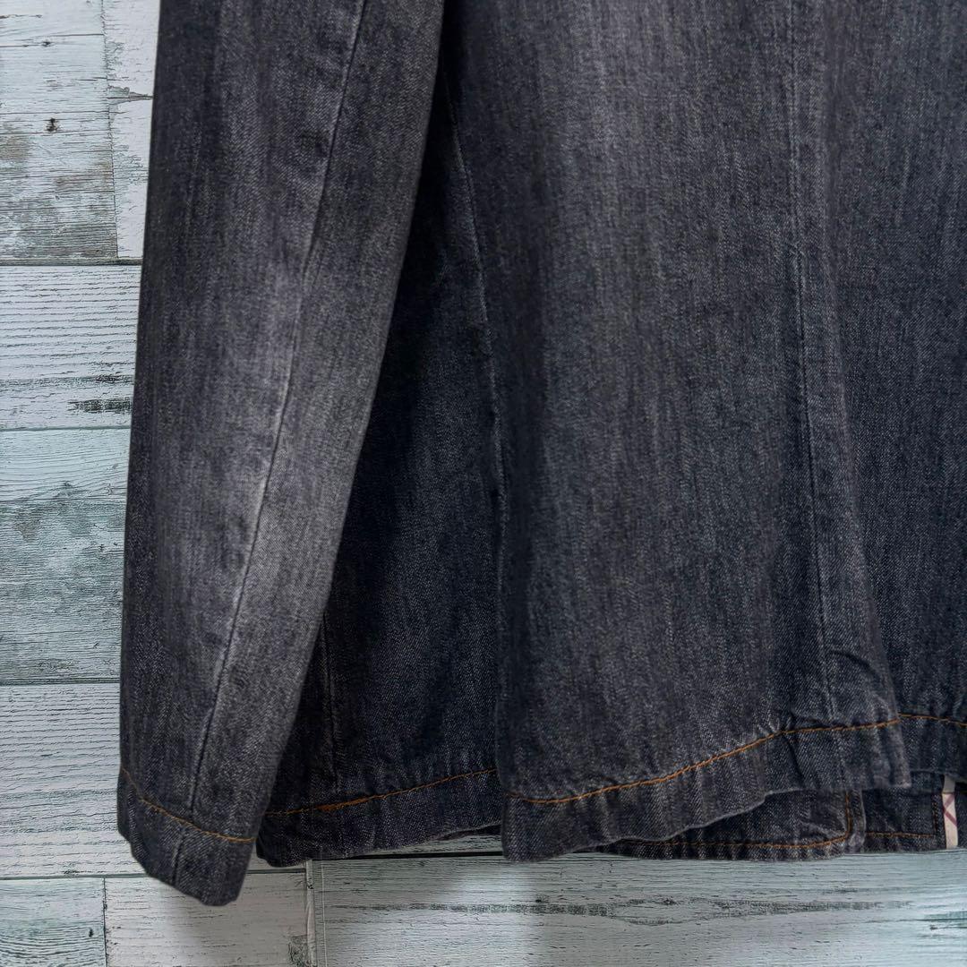 ☆大きいサイズ・3L☆バーバリーロンドン　デニムジャケット　Gジャン　刻印ボタン