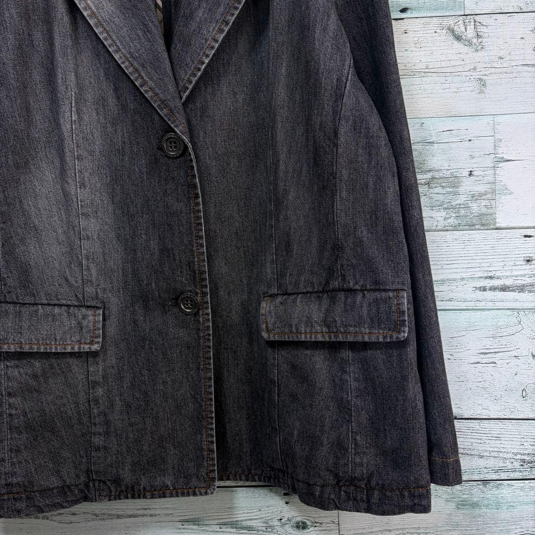 ☆大きいサイズ・3L☆バーバリーロンドン　デニムジャケット　Gジャン　刻印ボタン
