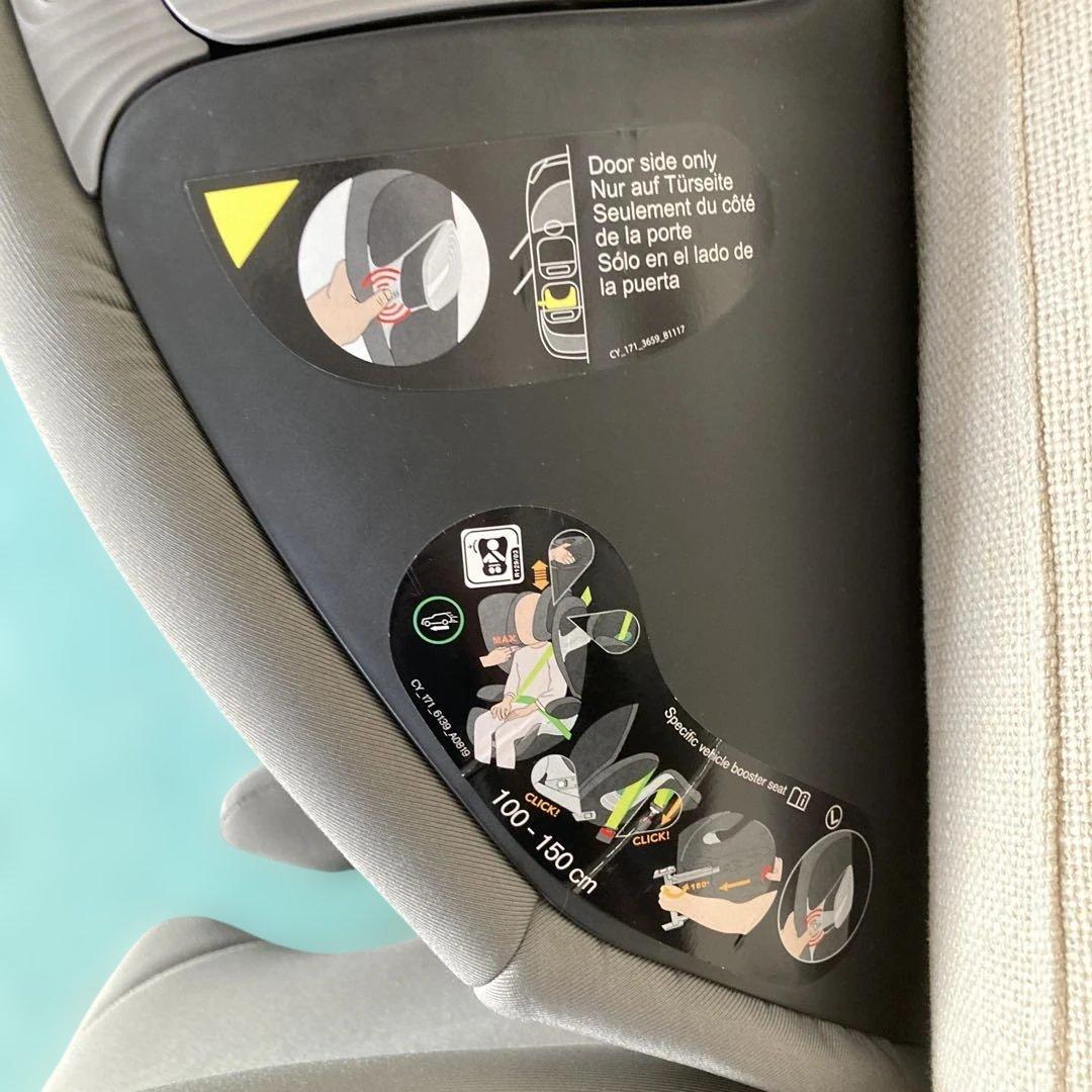 サイベックス 　ジュニアシート　ソリューション S i-FIX 取説付