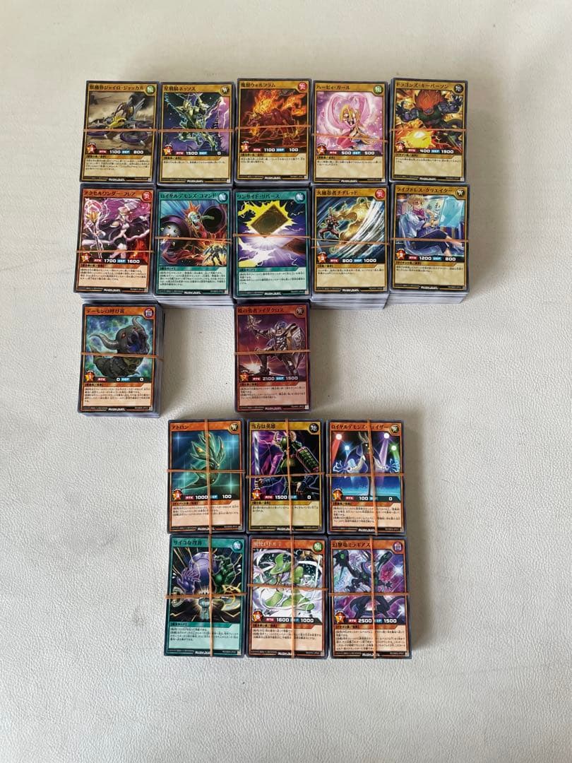 遊戯王 ラッシュデュエル デッキ 6セット その他 キラキラ含む 合計1351枚