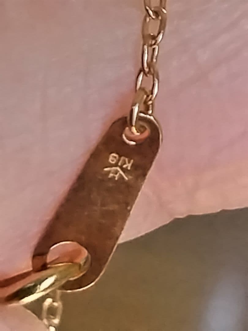 K18切子ネックレス3.03g