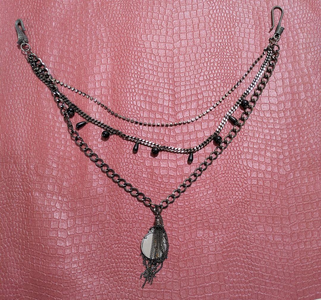 FUGA ウォレットチェーン お兄系LGBメンズ 3連チェーン