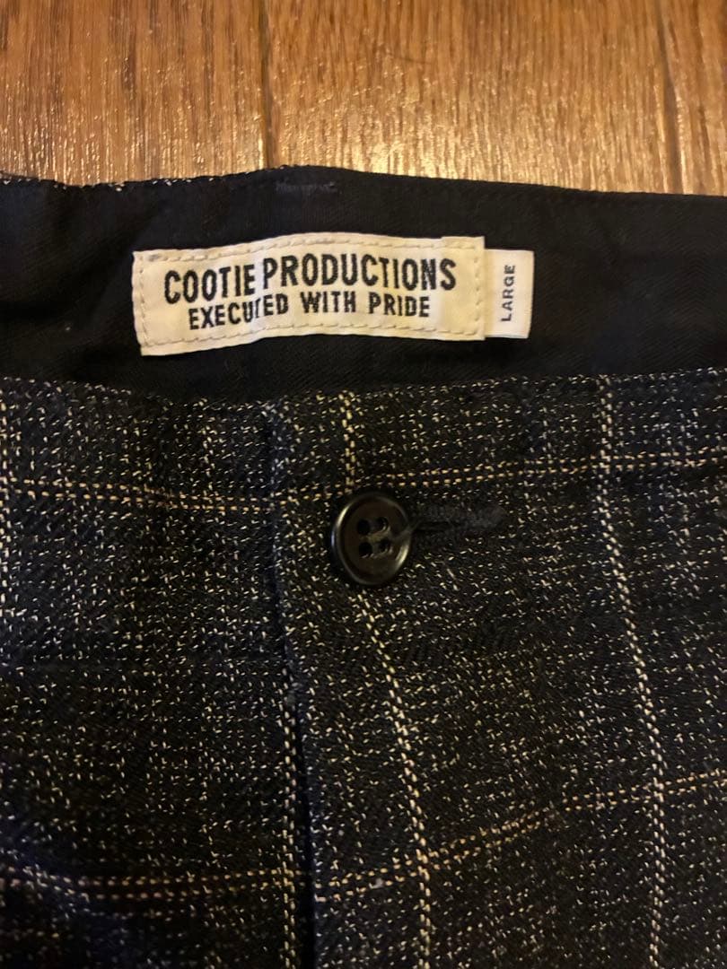 パンツ COOTIE Melange Wool 2 Tuck Trousers