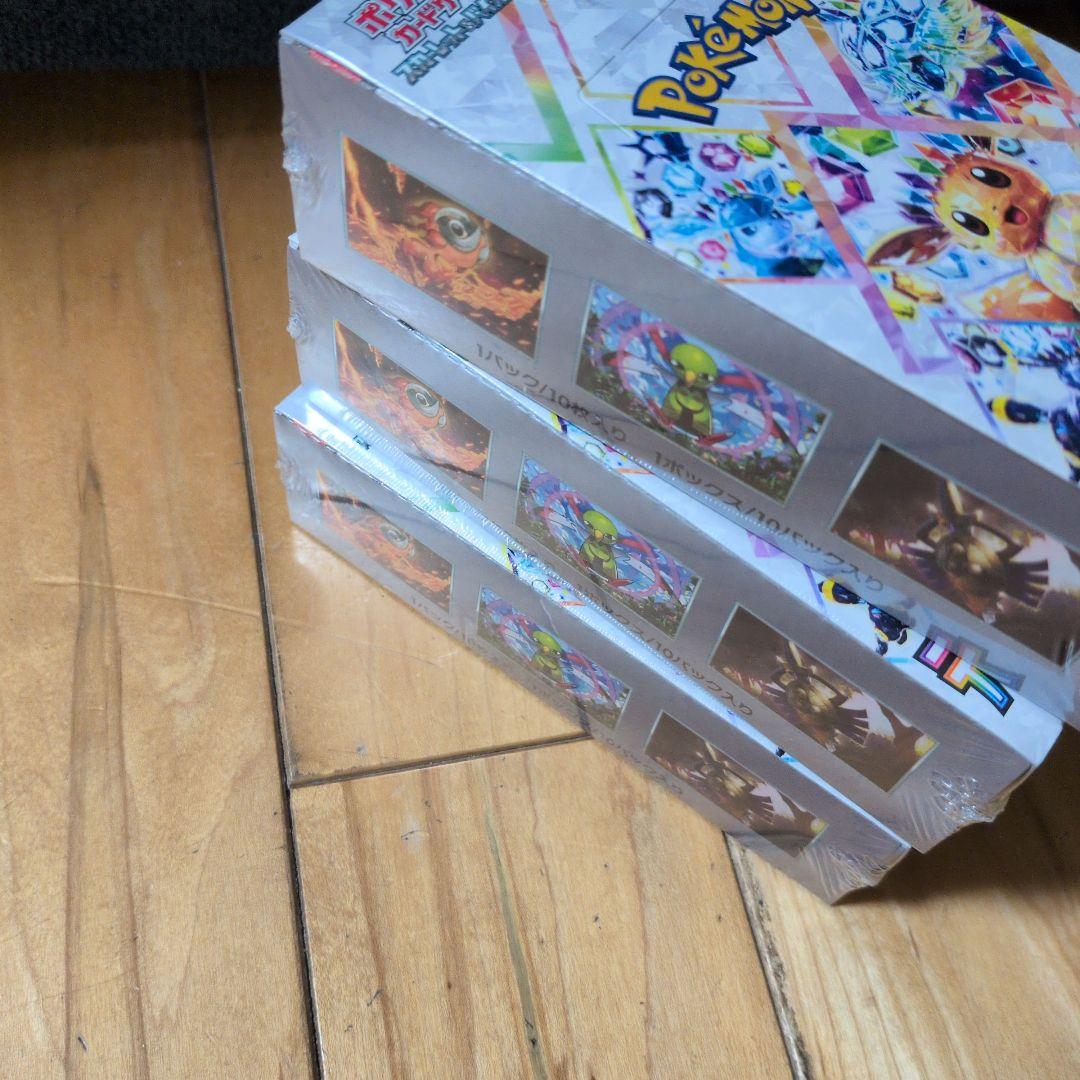 ポケモンカードBOX テラスタルフェスex 3BOXシュリンク付新品未開封