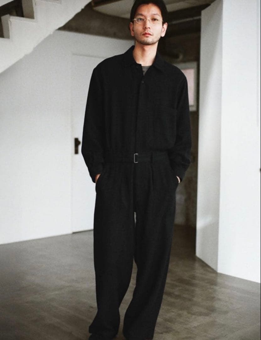 Felted Wool Utility Overall ウール　ツナギ