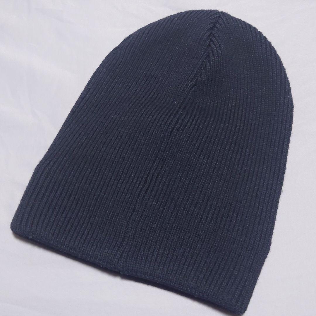 ロエン Roen レザー スカル パッチ ニット帽 ビーニー キャップ