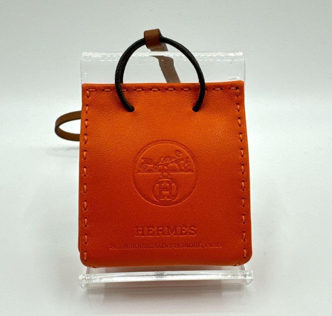 即決可 極美品 エルメス サック オランジュ アニョーミロ チャーム