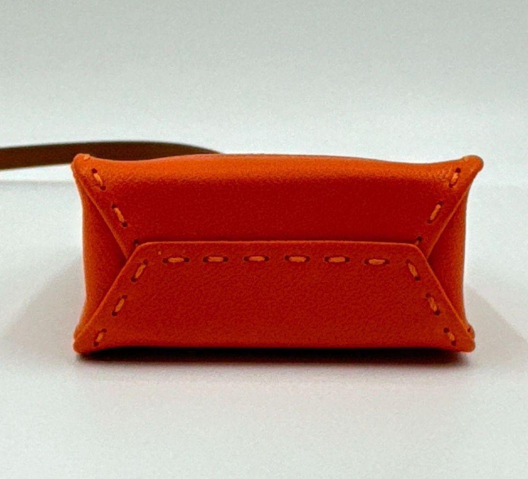 即決可 極美品 エルメス サック オランジュ アニョーミロ チャーム