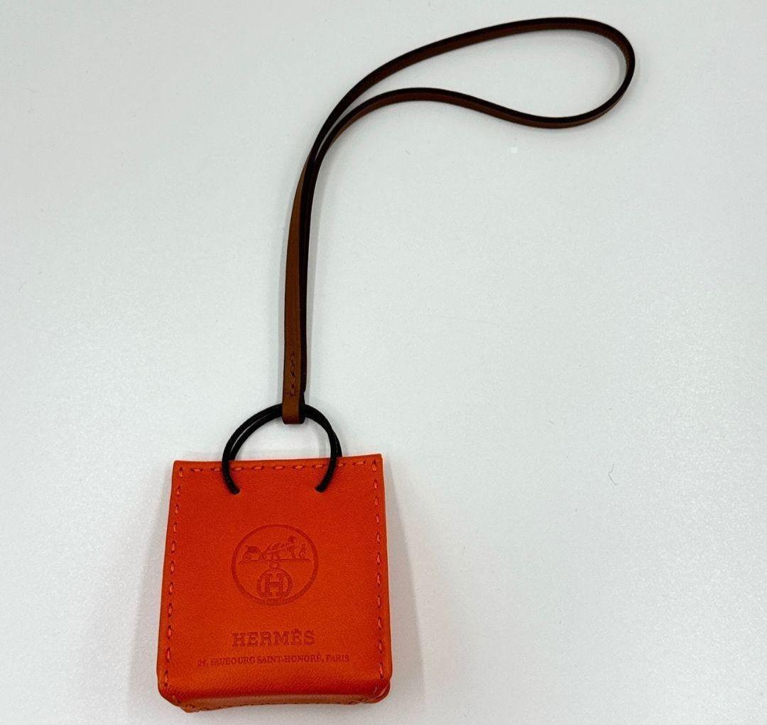 即決可 極美品 エルメス サック オランジュ アニョーミロ チャーム