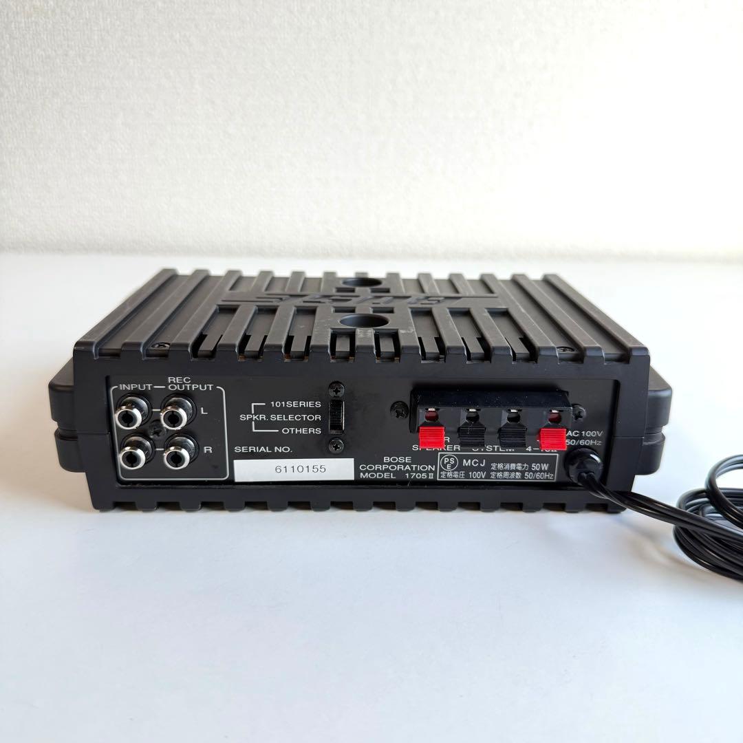 大*山様 BOSE Model 1705 ステレオ パワーアンプ【NN1209-